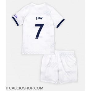 Tottenham Hotspur Son Heung-min #7 Prima Maglia Bambino 2023-24 Manica Corta (+ Pantaloni corti)